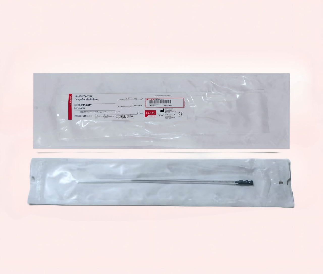 COOK Embryo Transfer Catheter - G34783 / K-JETS - 7019 (Pack of 1 )