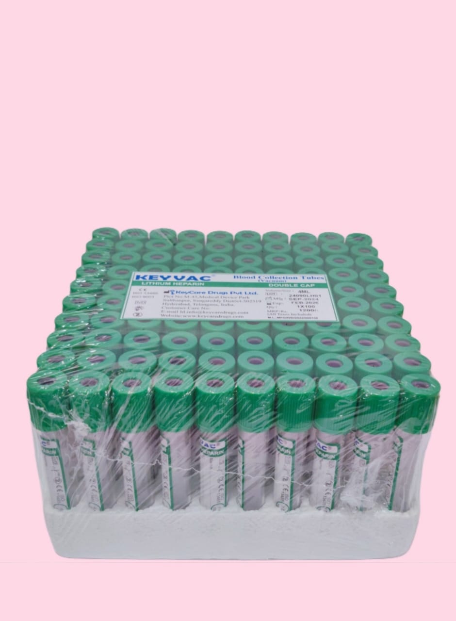 KEYVAC LITHIUM HEPARINE 4.0ML